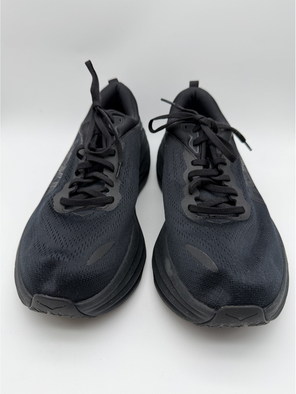 Hoka Bondi 8 Black Running Shoes Size 11.5